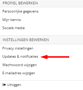 Updates en notificaties